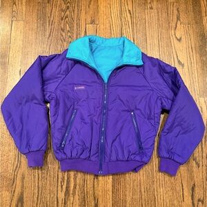RETRO Y2K Columbia Women’s REVERSIBLE Insulated Puffer Jacket – Like New
